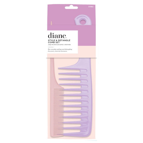 Diane Style and Detangle Comb Set #D1982