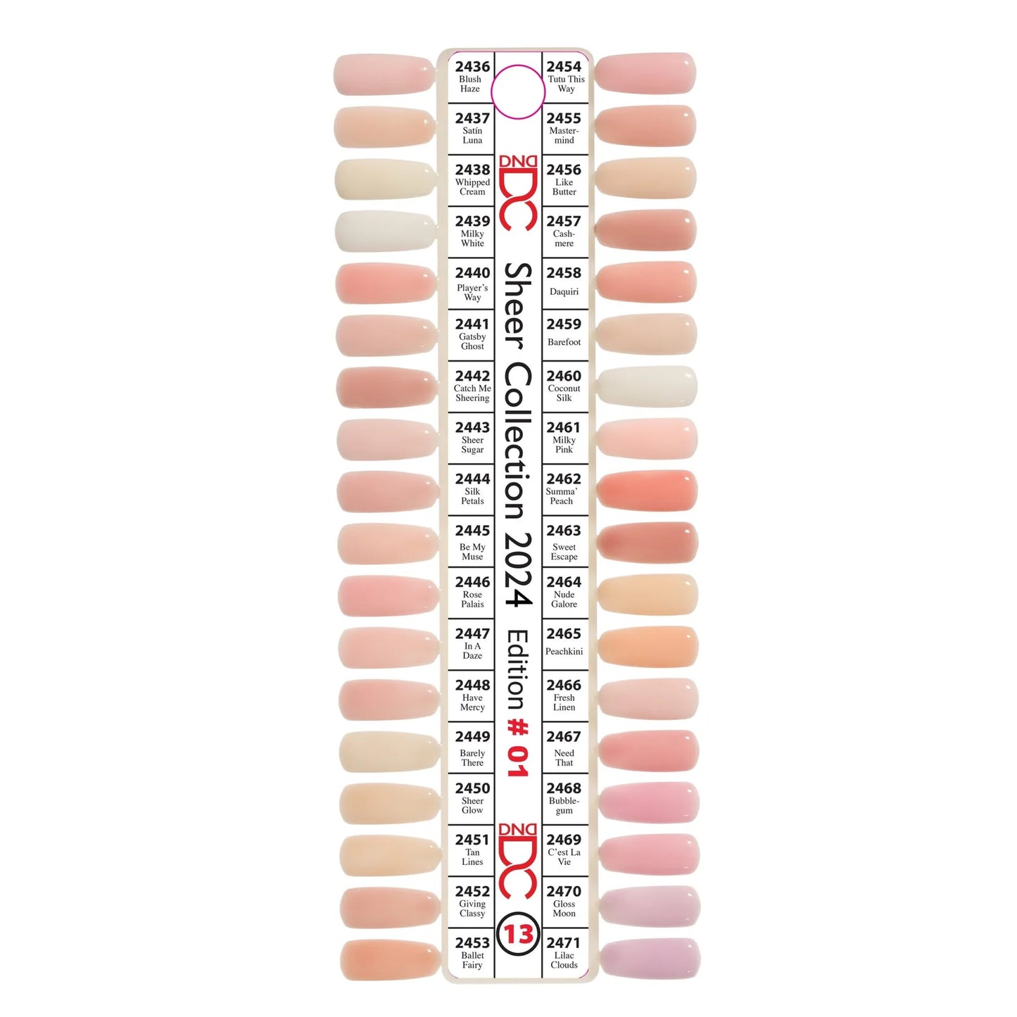 DC Gel Board Set 36 bottle with Swatches #13