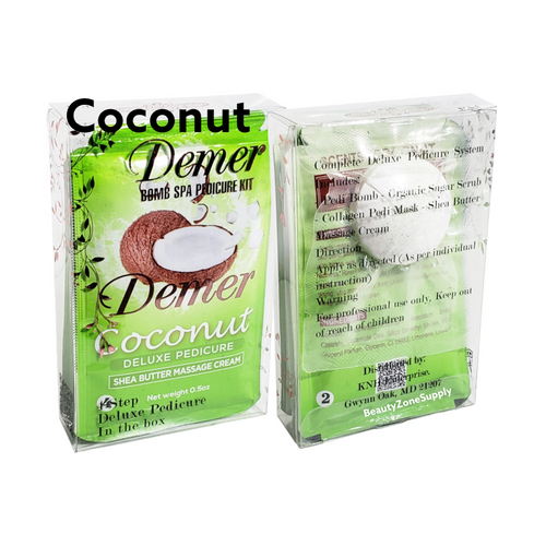 Demer 4 in 1 Spa Pedicure Bomb Kit 60 pack Coconut