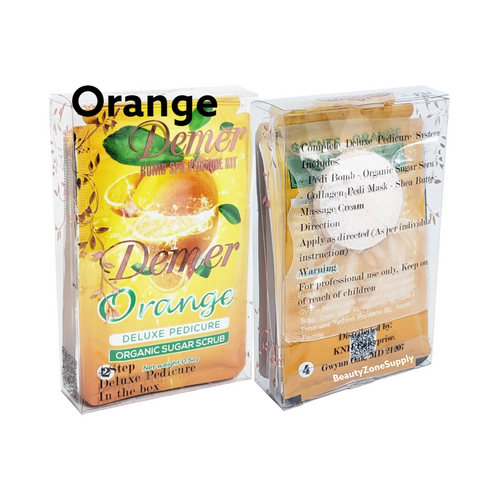 Demer 4 in 1 Spa Pedicure Bomb Kit 60 pack Orange