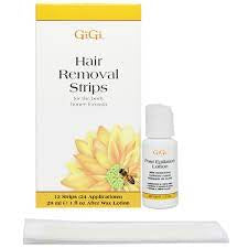 GIGI Hair Removal Strips for Body 12 Strips #0660