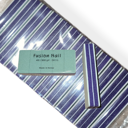 Fusion Nail shine buffer (DIVIDE 5) Case 600 pcs #4629C