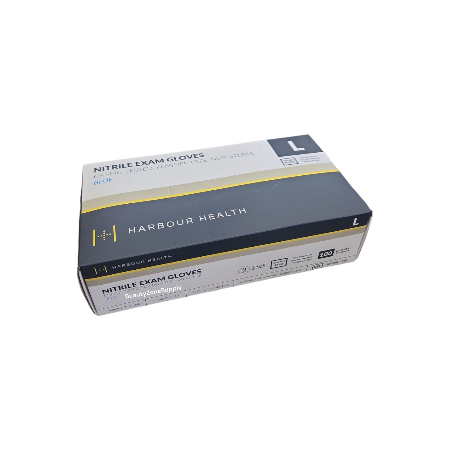 Harbour Health Nitrile Exam Gloves Case 10 box Blue