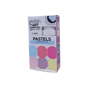 Harmony Gelish 5G Art Form Essential Pastels 6 Jars Kit 1121795