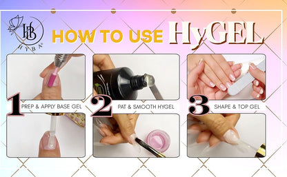 Hybrid Gel Professional Nail Polish - HyGEL® 30ml  / #SC10 Raspberry Glimmer
