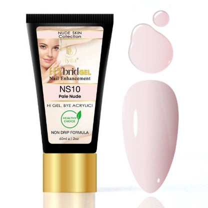 Hybrid Gel Professional Nail Gel - HyGEL® 60ml / #NS10 Pale Nude
