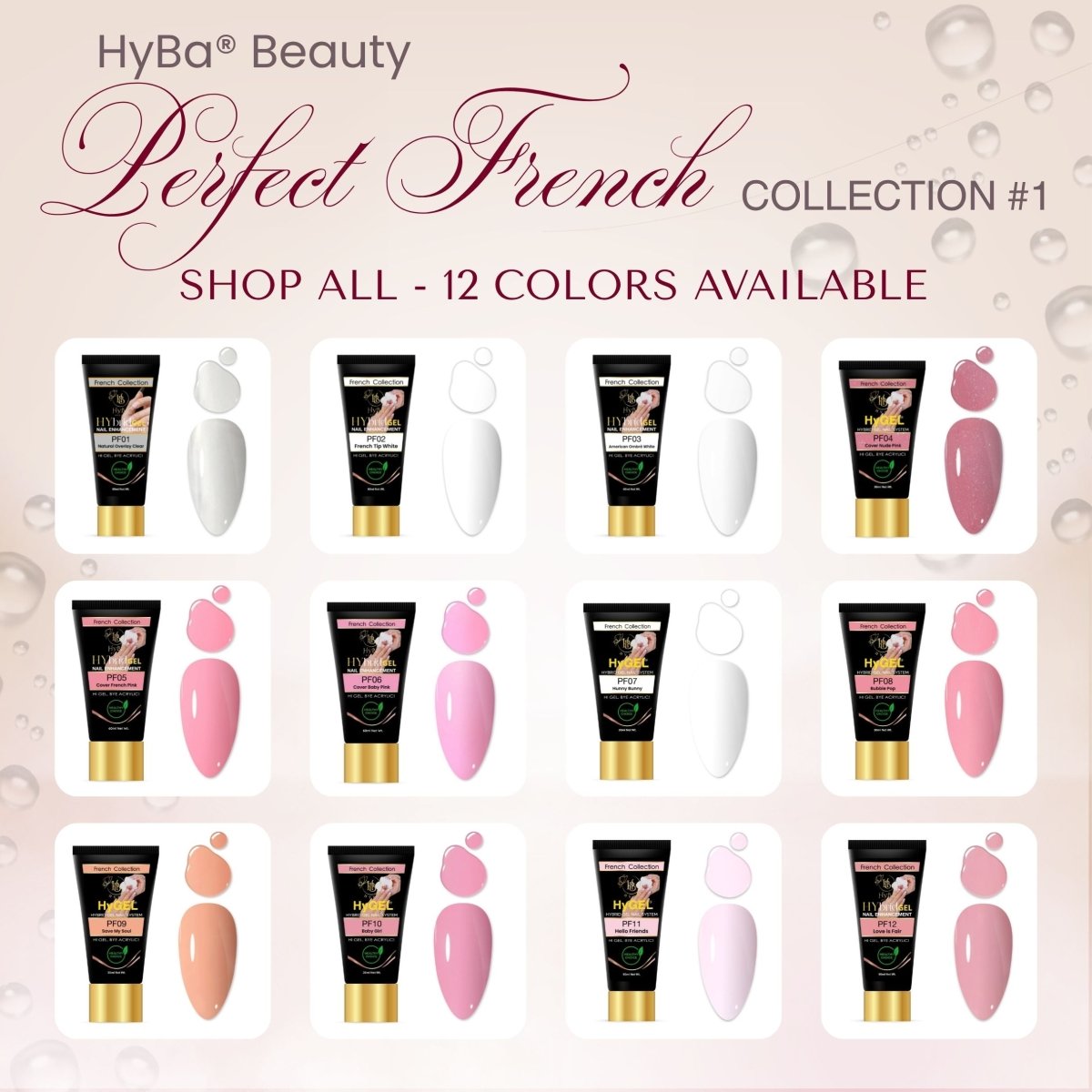 Hybrid Gel Professional Nail Polish - HyGEL 60ml / #PF04 Cover Nude Pink
