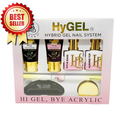Hyba HyGEL® HYBRID DIY Home or Professional Gel Nail System - Ready Kit #1