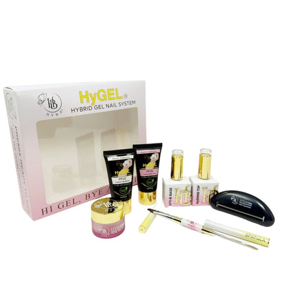 Hyba HyGEL® Hybrid DIY Home or Professional Gel Nail System - Ready Kit #2