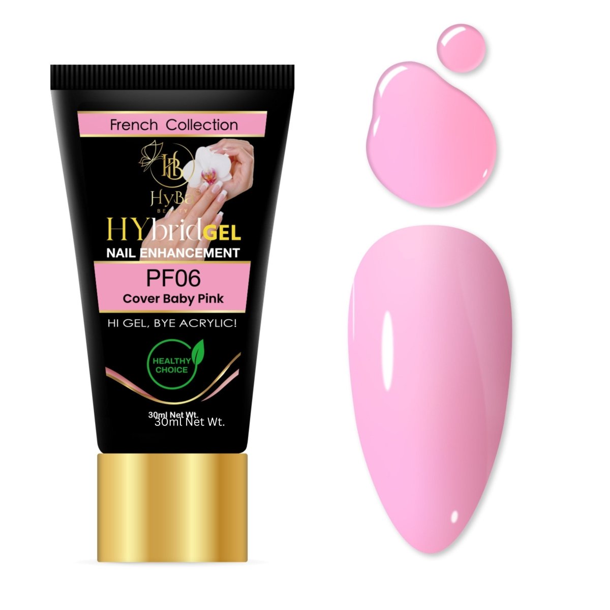 Hyba HyGEL® Hybrid DIY Home or Professional Gel Nail System - Ready Kit #2