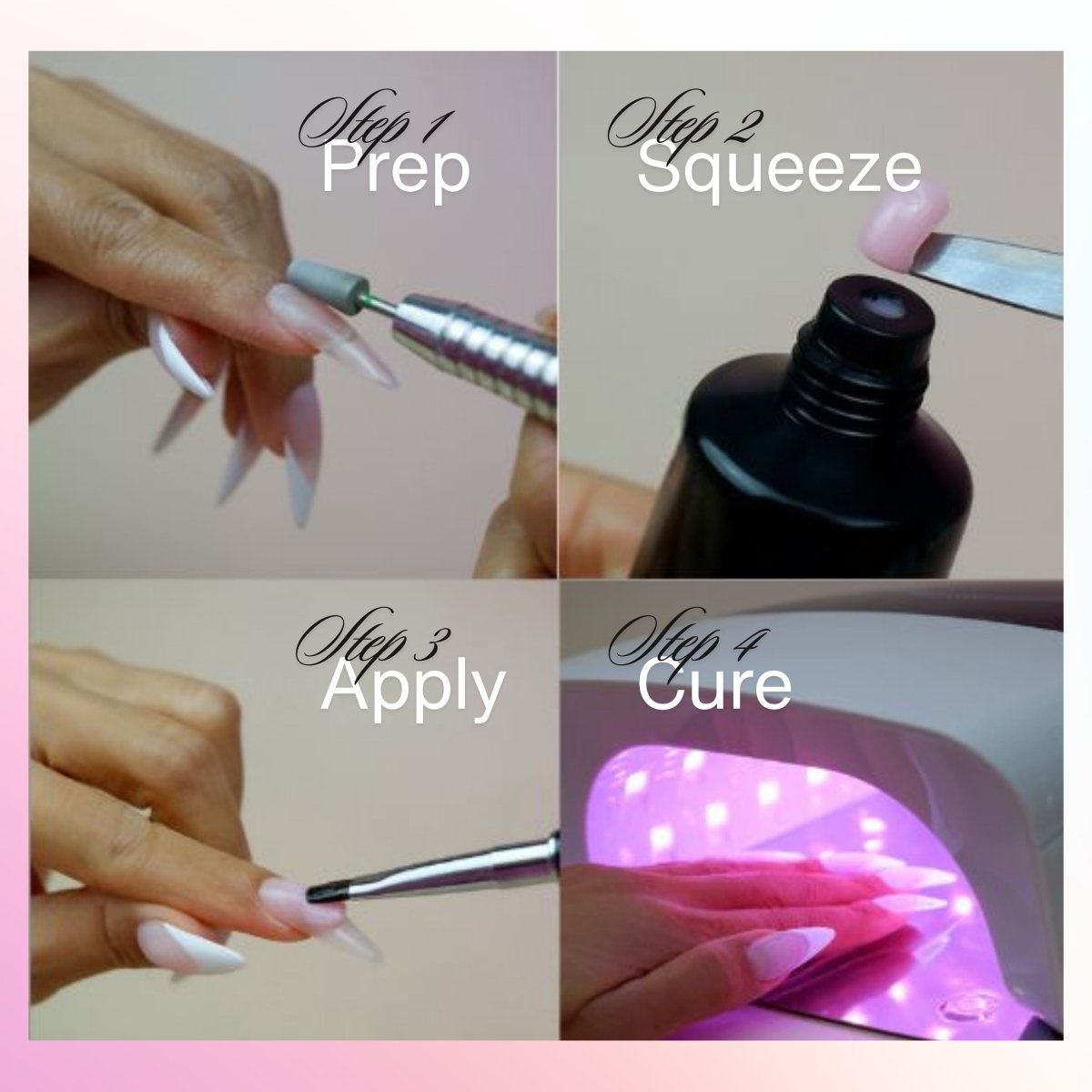 Hyba HyGEL® Hybrid DIY Home or Professional Gel Nail System - Ready Kit #2