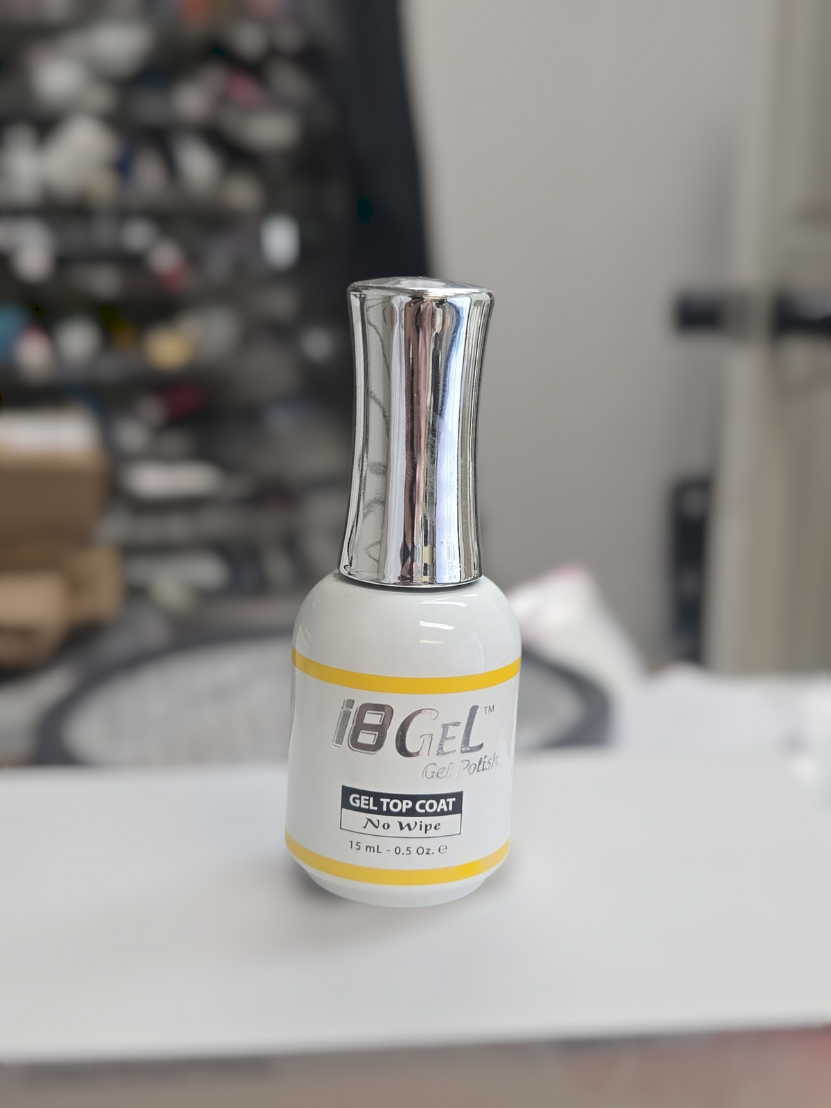 i8 Gel Soak of Gel Top Coat No Wipe 0.5 oz - BeautyzoneNailSupply