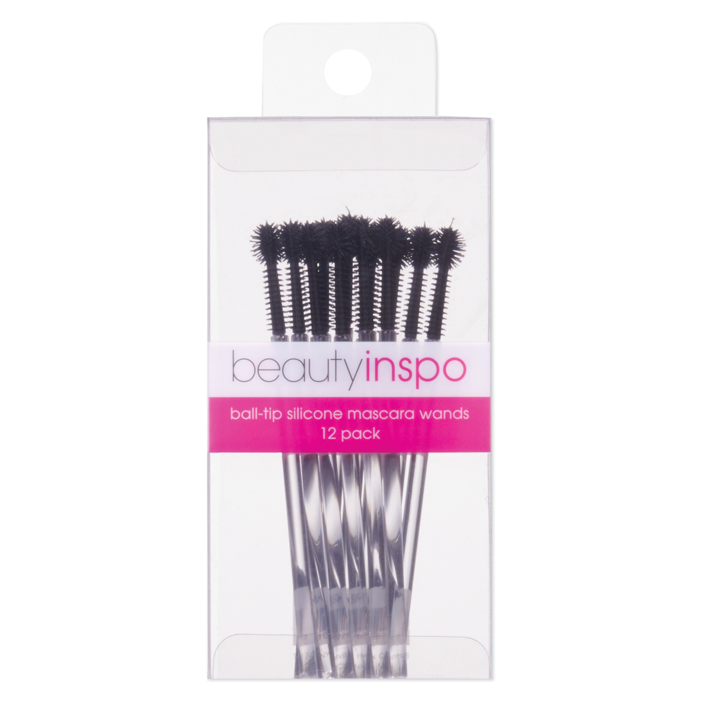 Beauty Inspo Ball-Tip Silicone Mascara Wands - 12 pk. #BI-BSMW