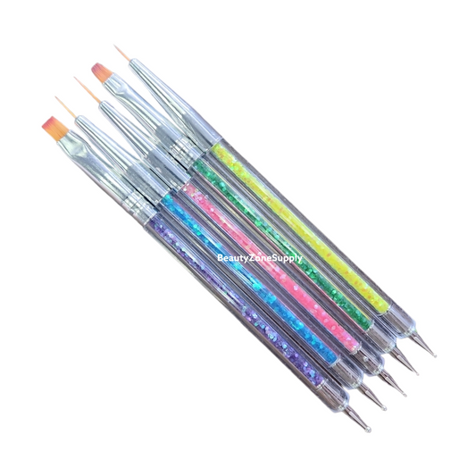 Nail Art Brush (5pcs/set) Neon handle