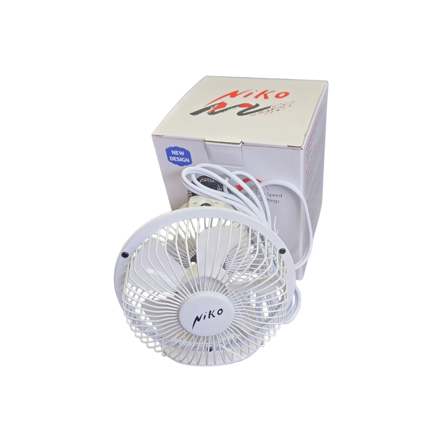 Niko Mini Nail Fan Two Speed Settings White
