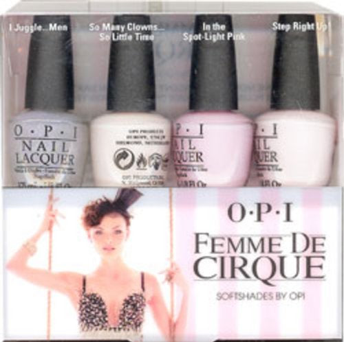 opi nail lacquer mini Femme de Cirque 4 Mini Pack