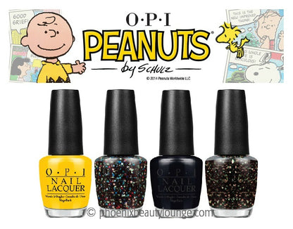 opi nail lacquer mini Peanuts Halloween 4 Mini Pack