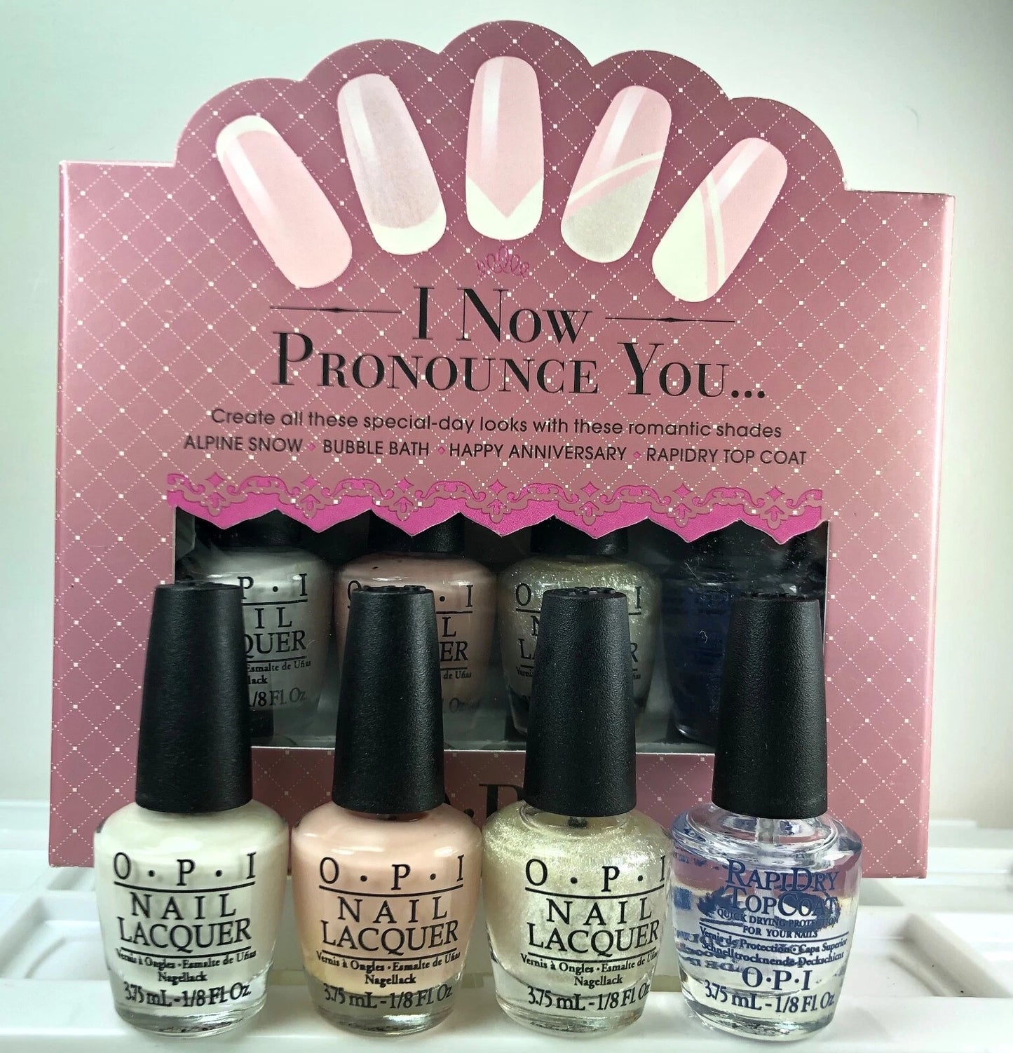 opi nail lacquer Mini I now Pronounce You 4 bottles