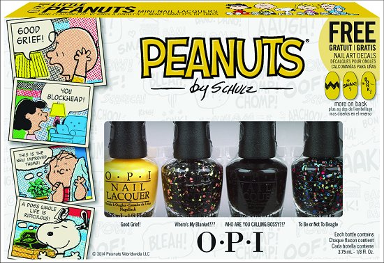 opi nail lacquer mini Peanuts Halloween 4 Mini Pack