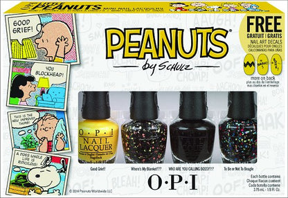 opi nail lacquer mini Peanuts Halloween 4 Mini Pack