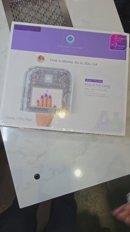 Onail 1 Pro Max Nail Lamp AI New Digital With Battery 6 Seconds