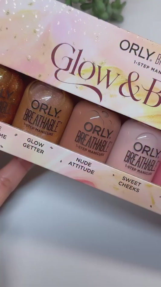 ORLY Breathable Nail Lacquer Glow & Behold Pack of 6 Bottles #2506024