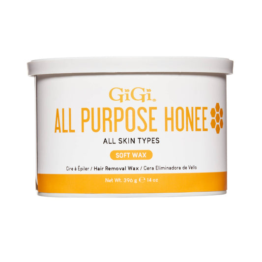 GiGi Wax Can All Purpose Honee 14 oz Soft Wax #0330 - BeautyzoneNailSupply