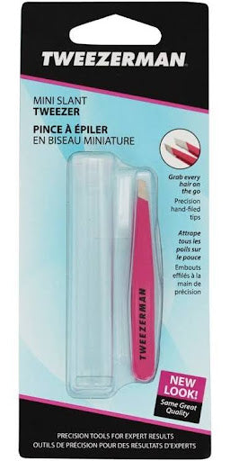 Tweezerman Mini Slant Tweezer Neon Pink #1248-FPR
