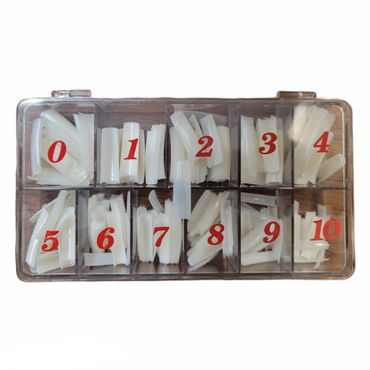 USN Straight Natural Nail Tip Box 540 Tips