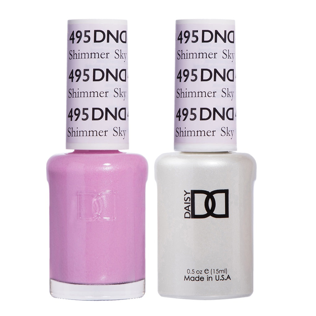 DND Duo Gel & Lacquer Shimmer Sky #495-Beauty Zone Nail Supply