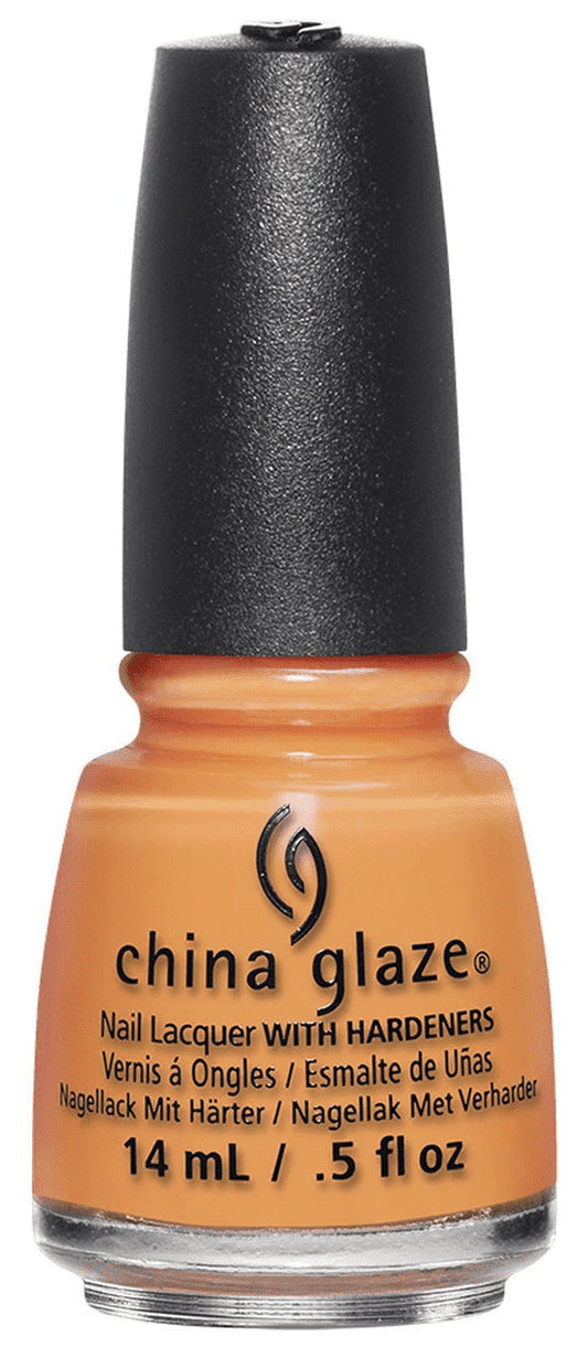 China Glaze Lacquer None Of Your Risky Business (Neon Orange Creme) 0.5 oz #83546-Beauty Zone Nail Supply