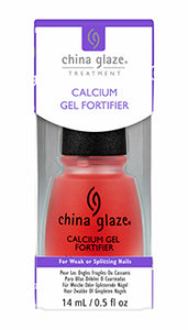 China Glaze Calcium Gel Fortifier 0.5 oz for Week pf Splitting Nails