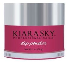 Load image into Gallery viewer, Kiara Sky Dip Glow Powder -DG131 Bright Fuchsia-Beauty Zone Nail Supply
