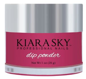 Kiara Sky Dip Glow Powder -DG131 Bright Fuchsia-Beauty Zone Nail Supply