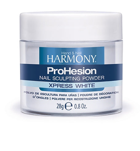 Harmony ProHesion Nail Powder Xpress White-Beauty Zone Nail Supply