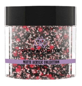 Glam & Glits Matte Acrylic Powder 1 oz Blackberry Champagne-MAT605-Beauty Zone Nail Supply
