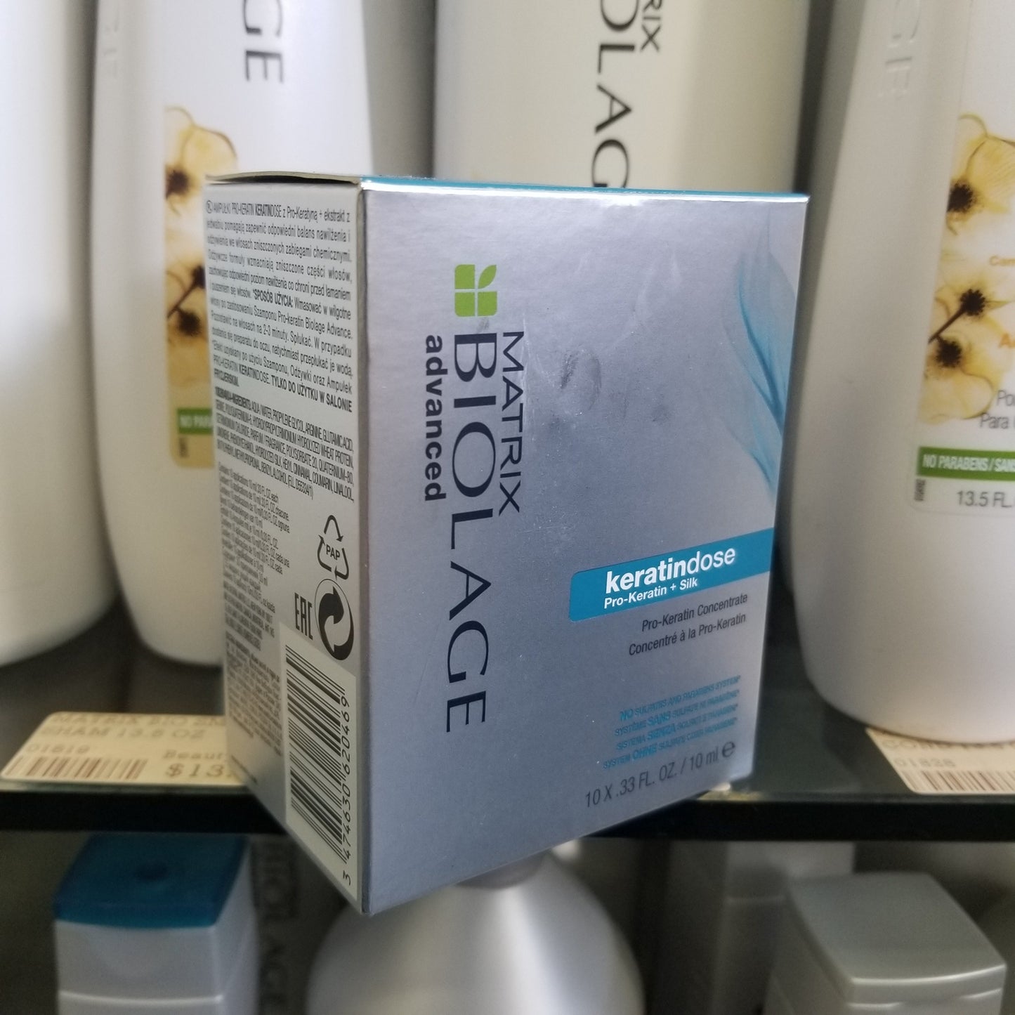MATRIX BIOLAGE ADVANCED KERATINDOSE CONCENTRATE 10 X 0.33OZ #5877 - BeautyzoneNailSupply