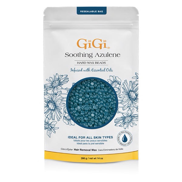 Gigi Wax Soothing Azulene Wax Beads 14oz 0313-Beauty Zone Nail Supply