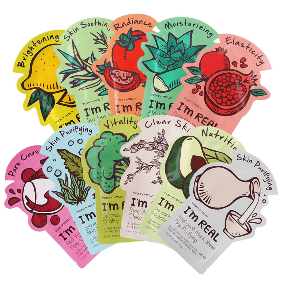 Tony Moly - I'm Real Mask Sheet Made in Korean - 1 sheet-Beauty Zone Nail Supply