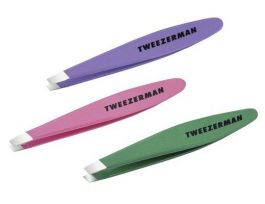 Tweezerman Professional Mini Slant Assorted Color Tweezers #1248-CEXP
