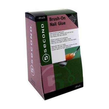 Ibd 5 Second Brush On Nail Glue Box 12 pcs #54006