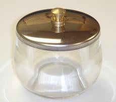 Glass dappen w lid glass st-05 #246-Beauty Zone Nail Supply