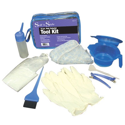 Soft 'n Style 10 Pc. Hair Colorist Kit HCK-10-Beauty Zone Nail Supply