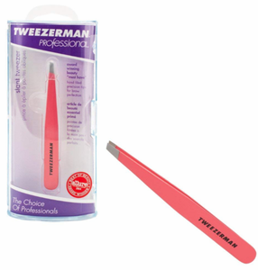 Tweezerman Professional Slant Tweezer Pink #1230-PFC12-Beauty Zone Nail Supply