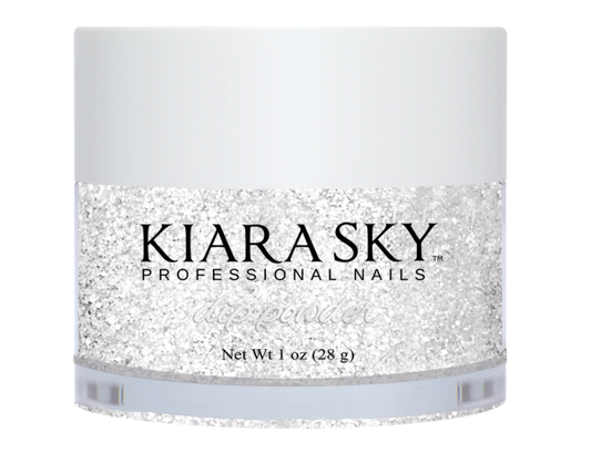 Kiara Sky Dip Powder -D555 Frosted Sugar-Beauty Zone Nail Supply