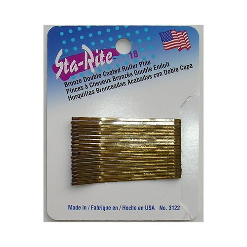 Sta-Rite - 2 3/4" -bronze- Hair Jumbo Roller Pins 18 ct