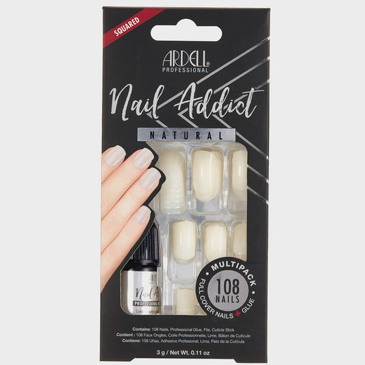 Ardell Press-on Nails Nail Addict Natural Ballerina Multipack #63858