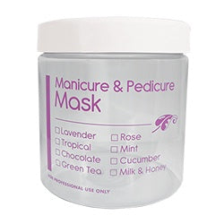16 oz Pedicure Empty Jar Mask #FSC497-Beauty Zone Nail Supply