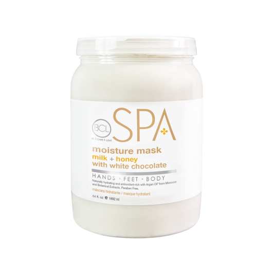 BCL SPA Moisture Mask Milk + Honey with White Chocolate 64oz-Beauty Zone Nail Supply