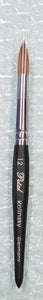 Petal kolinsky acrylic nail brush black angle size 12 - BeautyzoneNailSupply